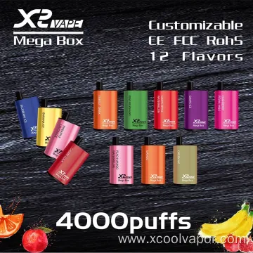 Factory 950mAh Fruit Taste 2500puffs Disposable vape pen